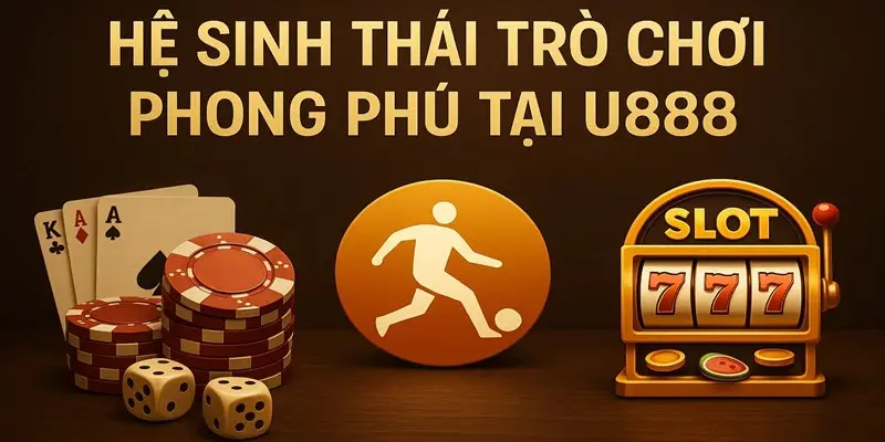 Hệ sinh thái trò chơi phong phú tại U888
